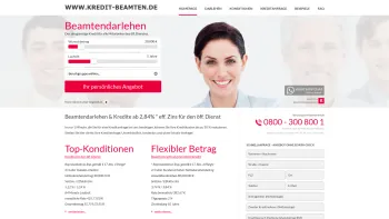 Website Screenshot: Hamburg-Mannheimer - Beamtendarlehen: Günstige Kredite für zinsgünstige Umschuldung - Date: 2023-06-15 16:02:34