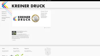 Website Screenshot: Kreiner Druck Villach - Kreiner Digital - Date: 2023-06-23 12:05:20