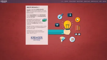 Website Screenshot: Kremser webdesign multimedia - Kremser web-design - Date: 2023-06-23 12:05:20