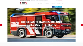 Website Screenshot: k-tec GmbH
Kunststoffbe u -verarbeitung - k-tec – Thermoforming Solutions für viele Branchen - Date: 2023-06-23 12:05:26