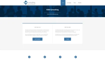 Website Screenshot: KUB Consulting GmbH - kubconsulting.at – Unternehmensberatung - Date: 2023-06-23 12:05:26
