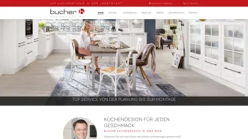 Website Screenshot: Bucher Kuechendesign - Küchen-Spezialist Bucher Küchendesign, 1080 Wien - Date: 2023-06-23 12:05:28