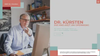 Website Screenshot: Dr. Reinhard Kürsten Facharzt für Hals Nasen und Ohrenkrankheiten - Dr. Kürsten - Ihr HNO-Arzt am Opernring - Date: 2023-06-23 12:05:29