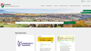 Website Screenshot: Marktgemeinde Gemeinde Kumberg - Kumberg – Willkommen in der Marktgemeinde Kumberg - Date: 2023-06-23 12:05:29