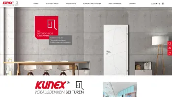 Website Screenshot: Kunex Vertriebs GmbH & Co. KG - Türen: Innentüren & mehr vom Hersteller Kunex - Date: 2023-06-23 12:05:31