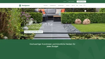 Website Screenshot: peter.koestler@kunst-rasen.at - Der Kunstrasen von ResiGrass für Ihren Garten, Terrasse und mehr. - Date: 2023-06-15 16:02:34