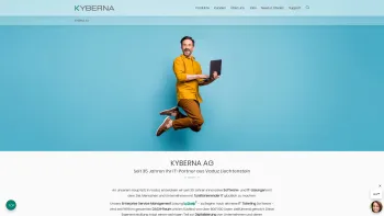 Website Screenshot: kyberna AG - KYBERNA AG | Weil funktionierende IT glücklich macht. - Date: 2023-06-23 12:05:34