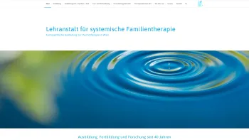 Website Screenshot: lasf Lehranstalt für systemische Familientherapie der Erzdiözese Wien für Berufstätige - Lehranstalt für systemische Familientherapie - la:sf - Date: 2023-06-23 12:05:34