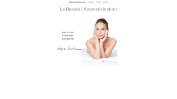 Website Screenshot: La Beaute - La Beauté | Kosmetikinstitut - Date: 2023-06-15 16:02:34