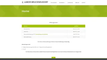 Website Screenshot: Laboratorium Bruckneudorf Blue - LABOR BRUCKNEUDORF - Date: 2023-06-14 10:41:26