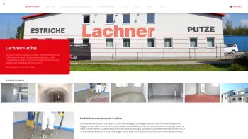 Website Screenshot: Lachner-Estrich und Putz Gesellschaft Lachner GmbH - Lachner GmbH | Ein weitere WordPress Website - Date: 2023-06-23 12:05:34