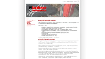 Website Screenshot: Lackner Rauchfangkehrer KG - Lackner Rauchfangkehrer KG: Home - Date: 2023-06-14 10:37:27