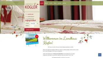 Website Screenshot: Ramsau Appartements Ferienwohnungen Gästezimmer Haus Kogler Steiermark - Landurlaub - Landhaus Kogler - Date: 2023-06-23 12:05:40