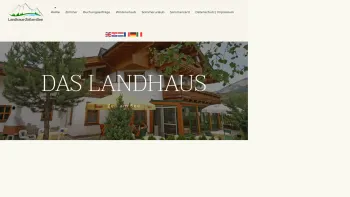 Website Screenshot: Landhaus Zell am See - Landhaus Zell am See das kleine aber feine Hotel in Zell am See - Date: 2023-06-23 12:05:40
