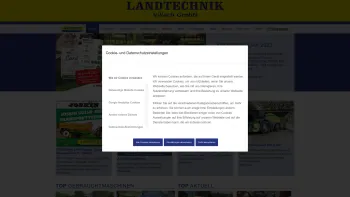 Website Screenshot: Landtechnik Villach GmbH - Landmaschinen und Landtechnik - Landtechnik Villach - Date: 2023-06-14 10:37:38