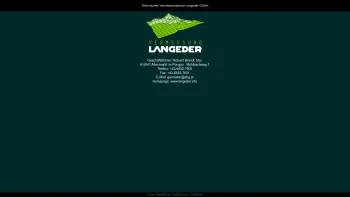 Website Screenshot: Vermessungsbüro Langeder - Vermessung Langeder HOME - Date: 2023-06-23 12:05:43