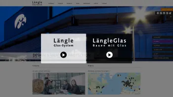 Website Screenshot: Längle Glas GmbH - LängleGlas - Welcome - LängleGlas - Date: 2023-06-23 12:05:43