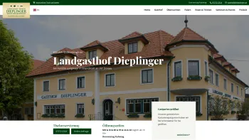 Website Screenshot: Pension Dieplinger Karl Herzlich Wilkommen beLandgasthof Dieplinger - Fam. Langmayr, Gasthaus & Wirt in Brandstatt - Landgasthaus Dieplinger - Date: 2023-06-23 12:05:43