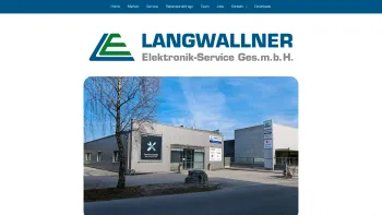 Website Screenshot: Langwallner Elektronik Service - HOME - Langwallner Elektronik - Date: 2023-06-23 12:05:43