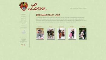 Website Screenshot: Geschwister Lanz Trachtenmoden GmbH - Lanz Trachten – Jedermann trägt Lanz - Date: 2023-06-15 16:02:34
