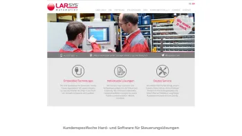 Website Screenshot: LARsys-Automation GmbH - LARsys - Automation GmbH - Kundenspezifische Hard- und Software für Steuerungslösungen - Date: 2023-06-23 12:05:46