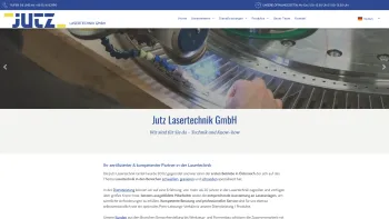 Website Screenshot: JUTZ Lasertechnik GmbH - Jutz Lasertechnik GmbH aus Wien in Österreich - Date: 2023-06-23 12:05:46