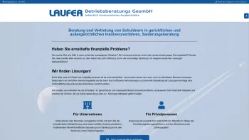Website Screenshot: Laufer Betriebsberatungs Ges.m.b.H. - Home - Laufer Betriebs­beratungs GesmbH - Date: 2023-06-15 16:02:34