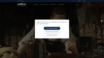 Website Screenshot: Lavazza Kaffee GmbH - Lavazza - The Italian Espresso since 1895 | International Website - Date: 2023-06-23 12:05:46