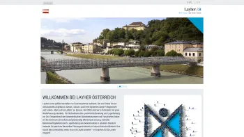 Website Screenshot: Layher Gerüstsysteme - Layher Österreich - Date: 2023-06-23 12:05:49