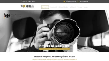 Website Screenshot: LB Detektive GmbH - LB Detektei® I Wirtschaftsdetektei & Sachverständige - Date: 2023-06-15 16:02:34