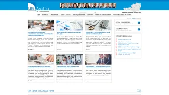 Website Screenshot: LBG Österreich GmbH Wirtschaftsprüfung & Steuerberatung - LBG Österreich | Tax Consultant, Auditor, Business Consultant - Date: 2023-06-15 16:02:34