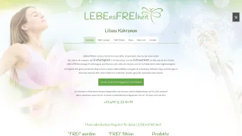 Website Screenshot: Softlasertherapie, Raucherentwöhnung, Liliana Kahraman - Med. Bioresonanz, Raucherentwöhnung - LebensFreiheit - Date: 2023-06-23 12:05:49