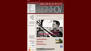 Website Screenshot: Weingut Berger Leginthov - Weingut - Berger Leginthov - Date: 2023-06-23 12:05:52