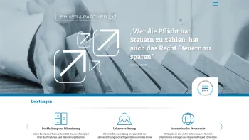 Website Screenshot: Mag.Bernhard Lehner - Lehner & Partner Steuerberatung - Date: 2023-06-23 12:05:52