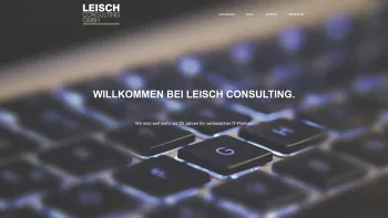 Website Screenshot: Leisch IT Consulting - Leisch Consulting | IT-Solutions - Date: 2023-06-14 10:43:30