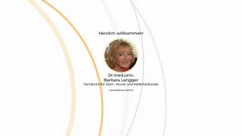 Website Screenshot: Dr.Barbara Lengger - Dr.med.univ. Barbara Lengger, Fachärztin für Zahn-, Mund- und Kieferheilkunde - Date: 2023-06-23 12:05:55