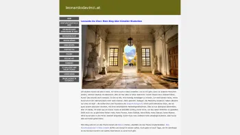 Website Screenshot: Leonardo da Vinci Nationalagentur - Leonardo Da Vinci ❂ Der Blog für Wiener Kunststudenten ❂ - Date: 2023-06-23 12:05:58