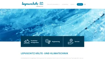 Website Screenshot: Lepuschitz Kältetechnik GmbH - Kältetechnik und Klimatechnik von Lepuschitz in Wernberg / Villach - Date: 2023-06-23 12:05:58