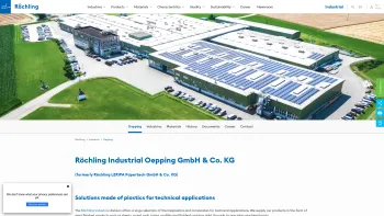 Website Screenshot: Röchling Leripa Papertech GmbH & Co. KG - Company - Röchling Industrial Oepping | Röchling EN - Date: 2023-06-23 12:05:58