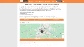 Website Screenshot: Lernhilfe Einstein - Nachhilfe Salzburg - Private Lernhilfe zu Hause im Einzelunterricht - Date: 2023-06-23 12:05:58
