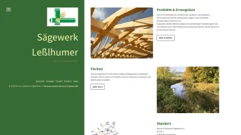 Website Screenshot: Sägewerk Leßlhumer - Sägewerk Leßlhumer - Date: 2023-06-23 12:05:58
