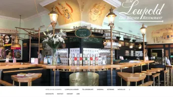 Website Screenshot: Zum Leupold Das Wiener Leupold - HERZLICH WILLKOMMEN IM RESTAURANT LEUPOLD - Restaurant Leupold - Date: 2023-06-23 12:06:01