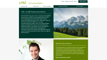 Website Screenshot: LFRZ - Land-, forst- und wasserwirtschaftliches Rechenzentrum GmbH - Startseite - LFRZ - Date: 2023-06-23 12:06:01