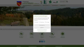 Website Screenshot: Gemeindeamt Lichtenau im Lichtenau RiS-Kommunal - Lichtenau im Waldviertel - Startseite - Date: 2023-06-23 12:06:01