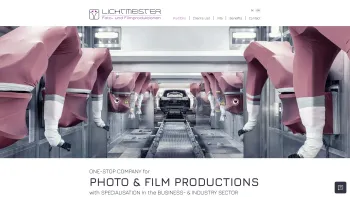 Website Screenshot: LICHTMEISTER Photography Productions e.U. - Business & Industry Photography - Date: 2023-06-23 12:06:01