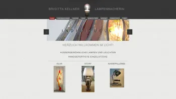 Website Screenshot: Brigitta Kellner Lampenmacherin - Home - Date: 2023-06-14 10:37:41