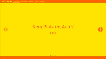 Website Screenshot: Liefertaxi - LieferTAXI - Möbeltransporte, Umzüge uvm. schon ab €49,- - Date: 2023-06-23 12:06:03