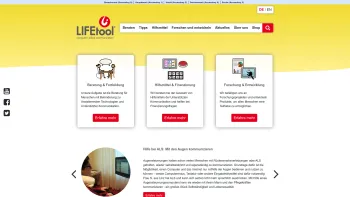 Website Screenshot: LifeTool Computer aided Communication Computer Unterstützte Kommunikation - Startseite - LIFEtool - Date: 2023-06-14 10:43:30