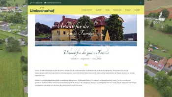 Website Screenshot: Gasthof Aussen - Limbacherhof Familie Kroboth | Gasthof – Hotel – Restaurant – Urlaub für die ganze Familie in der Thermenregion Südburgenland - Date: 2023-06-23 12:06:06
