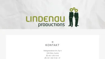 Website Screenshot: Lindenau Productions - Lindenau Productions - Date: 2023-06-23 12:06:06